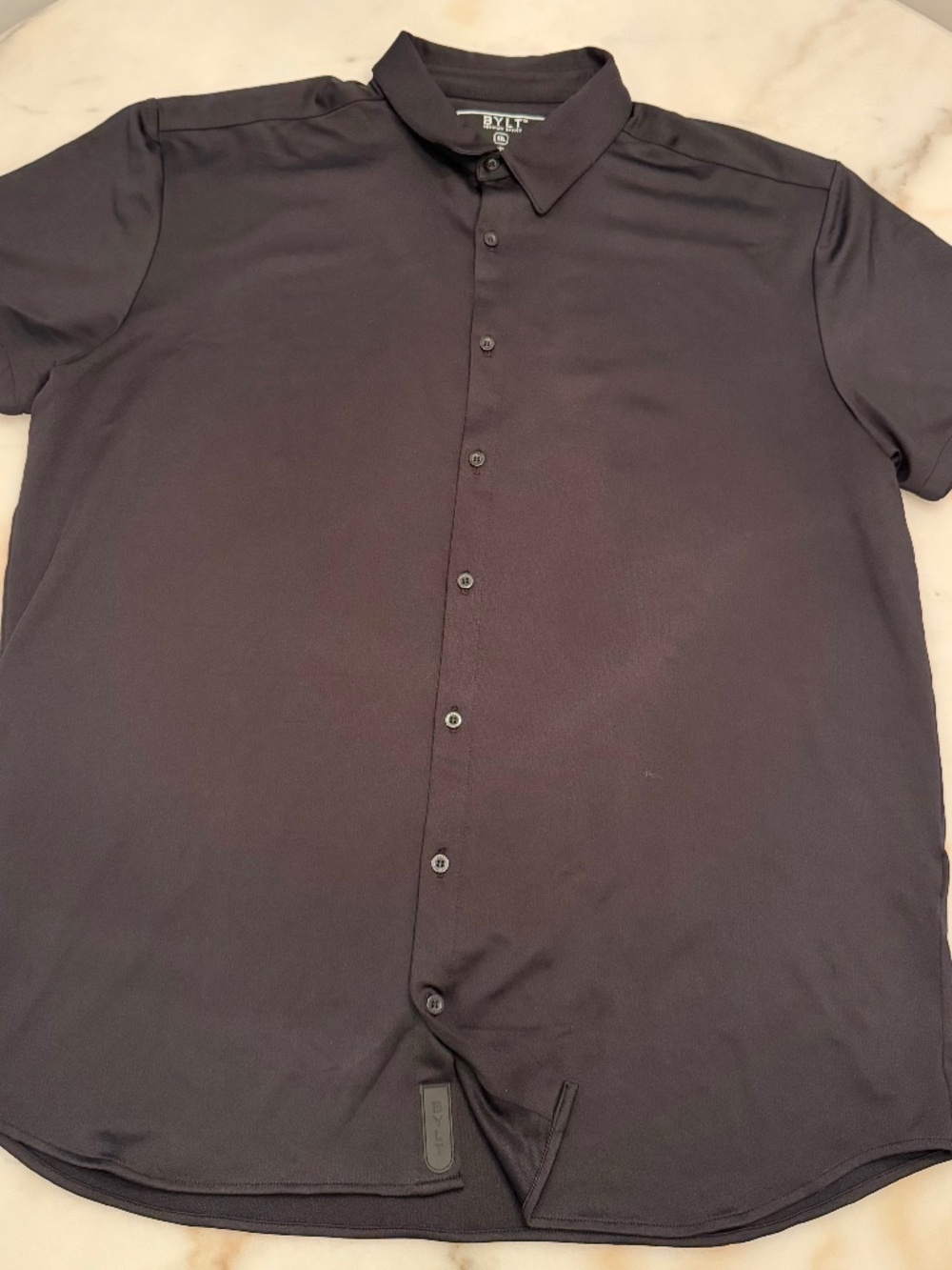 Bylt / XXL /Black / Executive Stretch 2.0 Short Sleeve Button Down - Classic